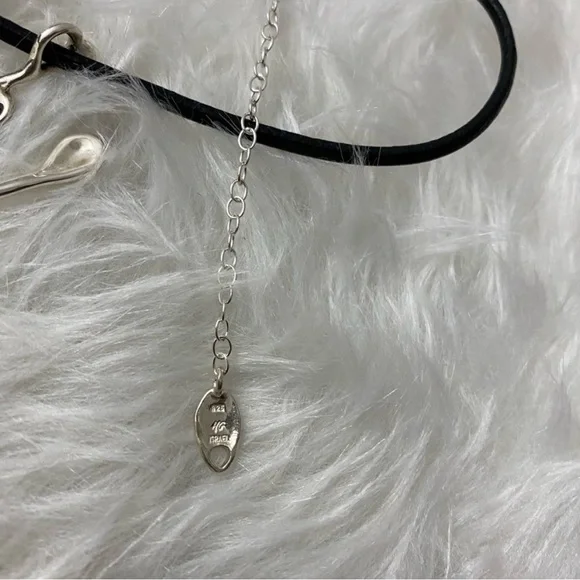 Hagit Gorali modernist splash sterling silver necklace choker jewelry - Picture 6 of 7